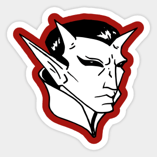 Demon Vampire Sticker